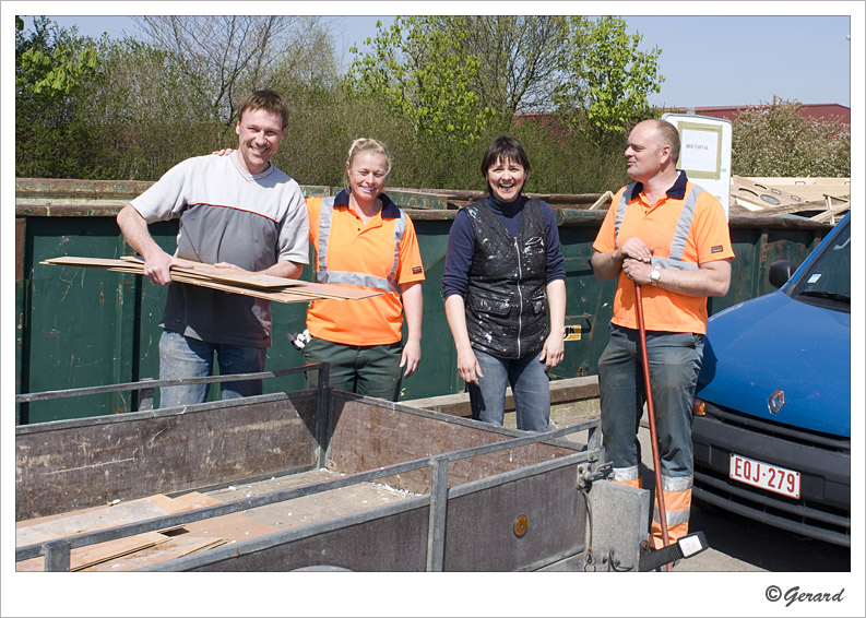 Einde recyclagepark HA.jpg - De laatste gebruikers oud recyclepark.
